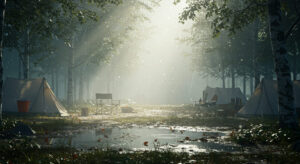 雨キャンプでも快適に過ごす技｜防水対策とグッズの選び方